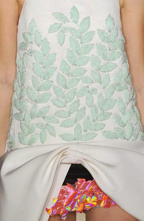 STAMPE, PATTERNS ED EFFETTI DI SUPERFICIE DALLE COLLEZIONI MODA COUTURE P/E 2014 / 4