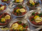 Salsiccia tartare tuorlo quaglia