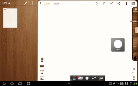 Noteledge: note a mano libera con contenuti multimediali (Tablet)