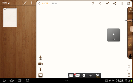 Noteledge: note a mano libera con contenuti multimediali (Tablet)