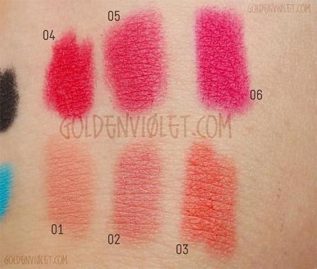 kiko boulevard rock idol lipstick swatches