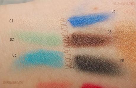 kiko boulevard rock skinny fit kajal swatches