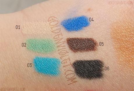 kiko boulevard rock skinny fit kajal swatches