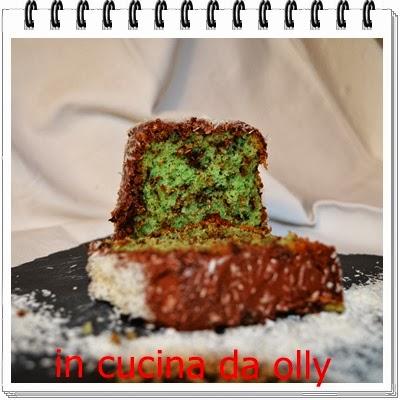 Ciambella allo yogurt con menta e cioccolato