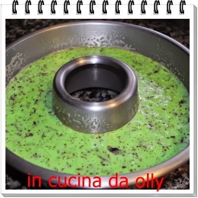 Ciambella allo yogurt con menta e cioccolato