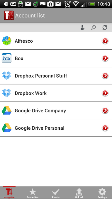  Time4Store: Gestire Dropbox, Box.net, Google Drive e altri servizi di Hosting da ununica App Crittografando i tuoi file su Android ed iOS