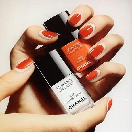 Chanel Reflets d’Été de Chanel, reverse french manicure per l'estate 2014!
