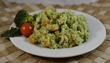 cous cous con broccoli e tè