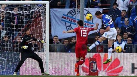 Daniele Gastaldello Sampdoria Cagliari 2014 AP/LaPresse