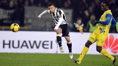 2013/14 Udinese-Chievo Di Natale (Foto AP/LaPresse)