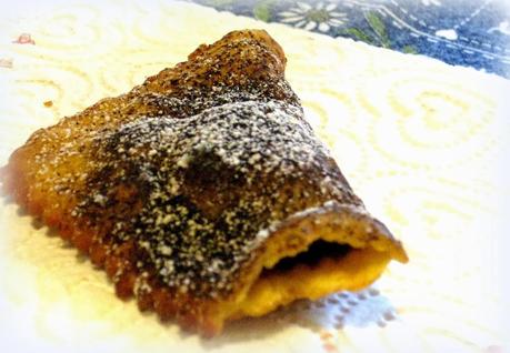 CROSTOLI RIPIENI DI CIOCCOLATA, MARMELLATA E MOSTARDA