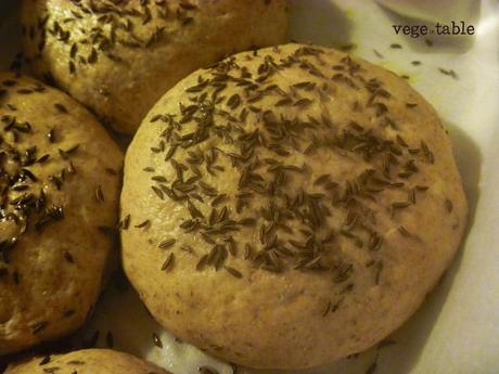 panino vegano, pane al sesamo, ricetta