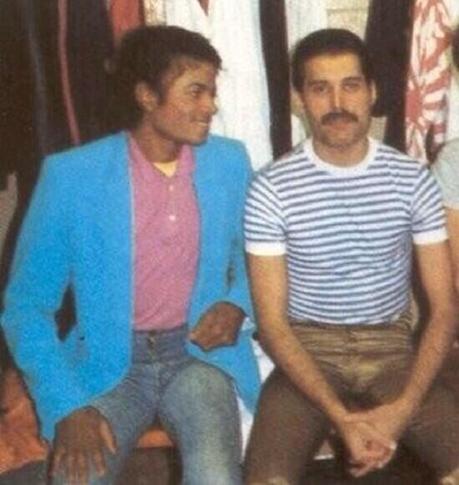 Michael Jackson and Freddie Mercury, 1980s