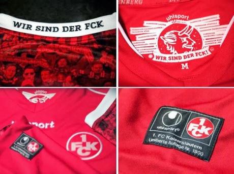 La Sondertrikot 2014 del Kaiserslautern in onore dei tifosi firmata da Uhlsport