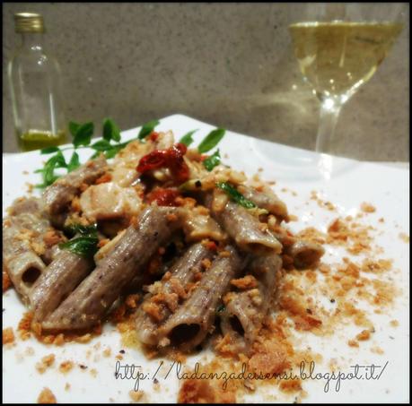 Penne di grano saraceno al tonno affumicato