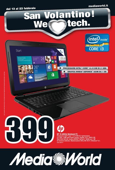 volantino 0 [Nuovo volantino MediaWorld] Ecco il volantino Media World con la promo San Volantino We Love Tech