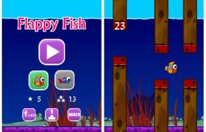 Flappy Fish Android Windows Phone 300x193 Migliori alternative a Flappy Birds per Android, iOS (iPod, iPhone, iPad) e Windows Phone 