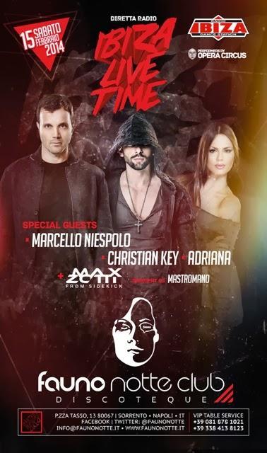 15/02 Ibiza Live Time @ Fauno Notte Club Sorrento