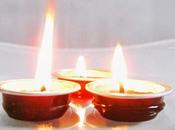 Candele galleggianti capsule caffè