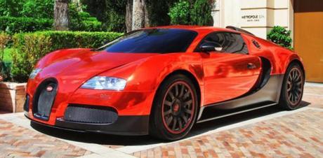 Bugatti Veyron - versione Red Chrome & Snake by DARTZ 