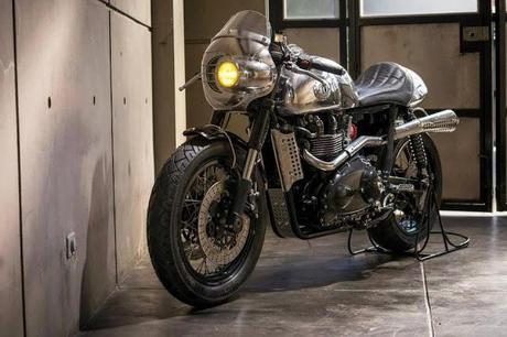 Triumph Thruxton Steampunk Project 2013 by Benjie's Cafe Racers