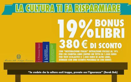 Bonus libri: 19% a chi?