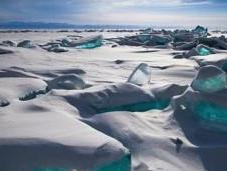 SIBERIA spettacolo lago ghiaccio turchese