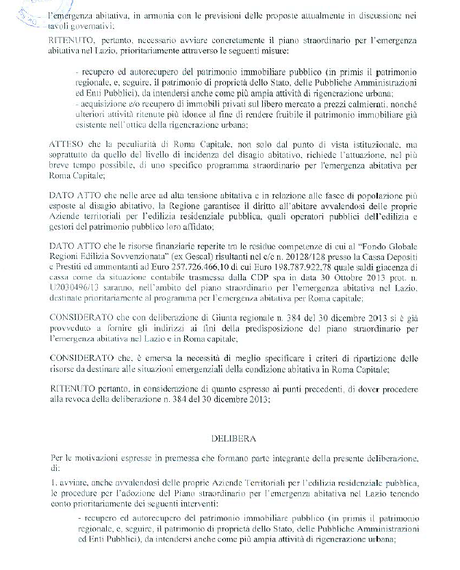 La delibera della vergogna. Occupanti abusivi di case pubbliche e private equiparati a chi attende in lista d'attesa una casa popolare. Uno scandalo da fermare