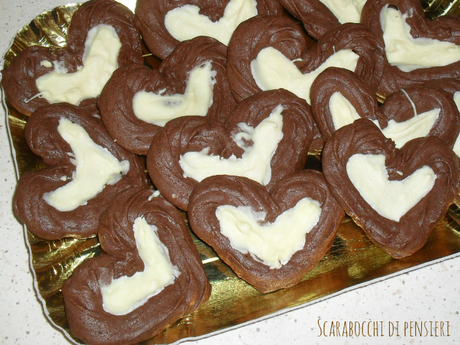 Biscotti cuoriciosi al cioccolato