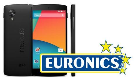 1lxl Nexus 5 arriva nei negozi Euronics a 459 €. Buono a sapersi!