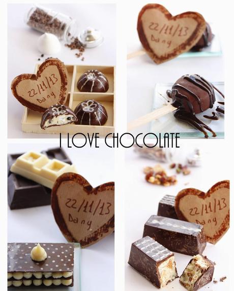 Praline al cioccolato, Barrette golose e......il mio Kitchen aid