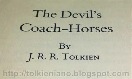 The Devil's Coach-Horses scritto da Tolkien nel 1925