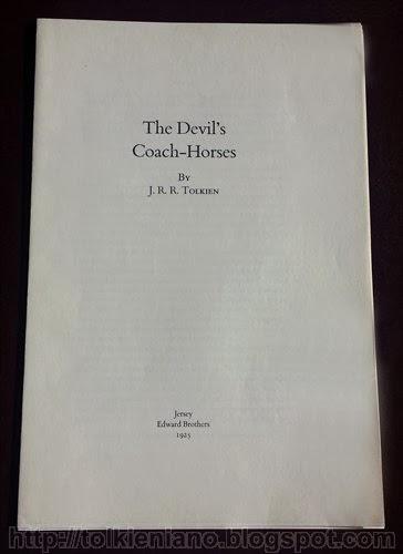 The Devil's Coach-Horses scritto da Tolkien nel 1925