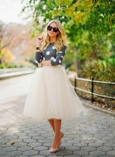 Tulle skirt