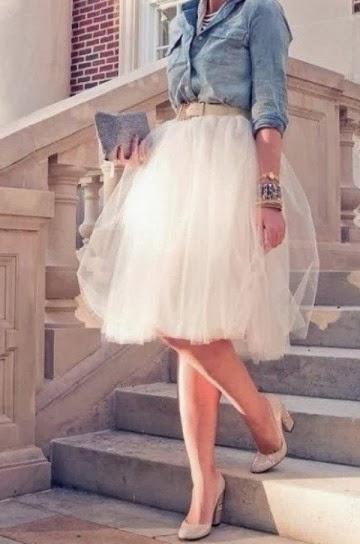 Tulle skirt