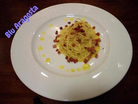 Una splendida pasta alla carbonara