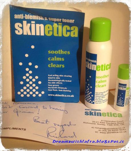 UN NUOVO TRATTAMENTO ANTI-ACNE E ANTI-BRUFOLO:SKINETICA