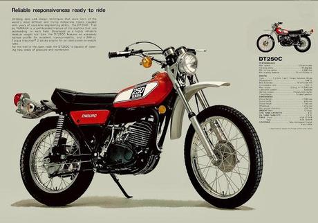 Vintage Brochures: Yamaha DT 250C Trail 1976 (Usa)