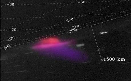 NASA Cassini - aurore su Saturno