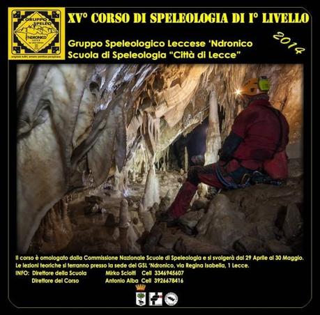 Gruppo Speleologico Leccese ‘Ndronico – XV corso di Speleologia