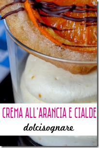 Dolci - Crema all'arancia e cialde...