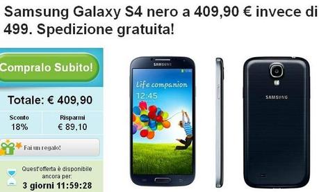 galaxy s4 offerta Galaxy S4: in super offerta con Groupon e PrezzoFelice news  samsung offerta galaxy s4 