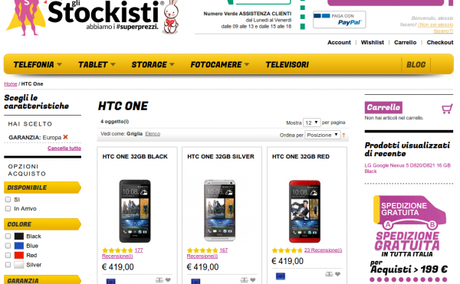 HTC One europa Gli Stockisti Smartphone cellulari tablet accessori telefonia dual sim e tanto altro 600x371 HTC One in offerta a 419 euro da Glistockisti.it smartphone  htc one 