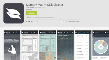Memory Map — Disk Cleaner App Android su Google Play 600x332 Memory Map — Disk Cleaner: recensione applicazioni  play store google play store 
