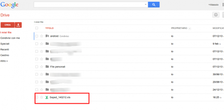 I miei file Google Drive 600x297 Contatti Excel: come esportare facilmente i propri contatti applicazioni  play store google play store 