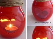 Porta-candelina vetro recupero, fare pochi minuti