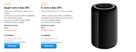 mac pro disponibilità