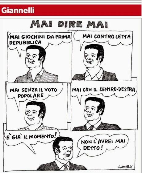 MAREMMA MAIALA! MA IO RENZI NON LO VOGLIOOO...e NEMMENO VOLEVO MONTI/LETTA!