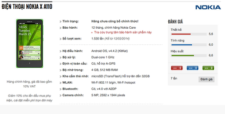 noknokx Nokia X A110: appare il prezzo del primo Nokia Android news  X A110 prezzo nokia android 