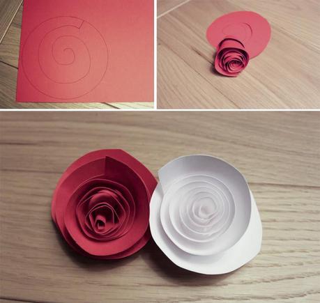 tutorial rose di carta